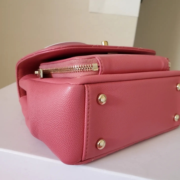 Chanel business affinity pink caviar gold hard ware small bag - Picture 5 of 16